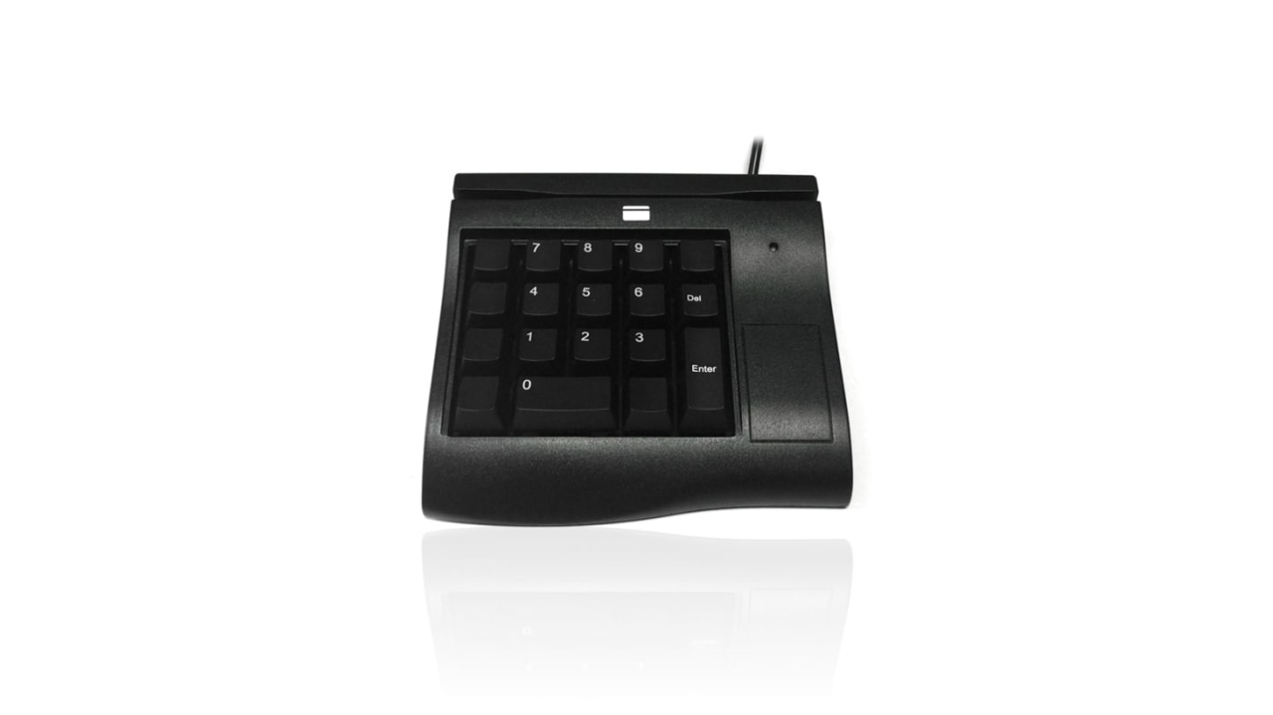 Ceratech KYB500-K18AUBKB Wired USB Compact Keyboard, Numeric, Black