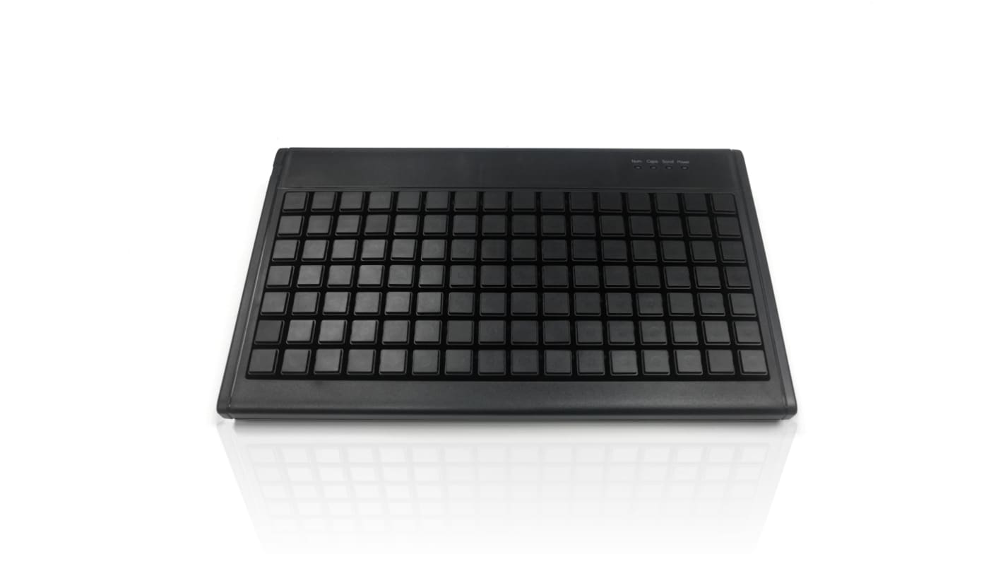 Ceratech KYB500-S112C-UB Wired USB Compact Keyboard, QWERTY (UK), Black