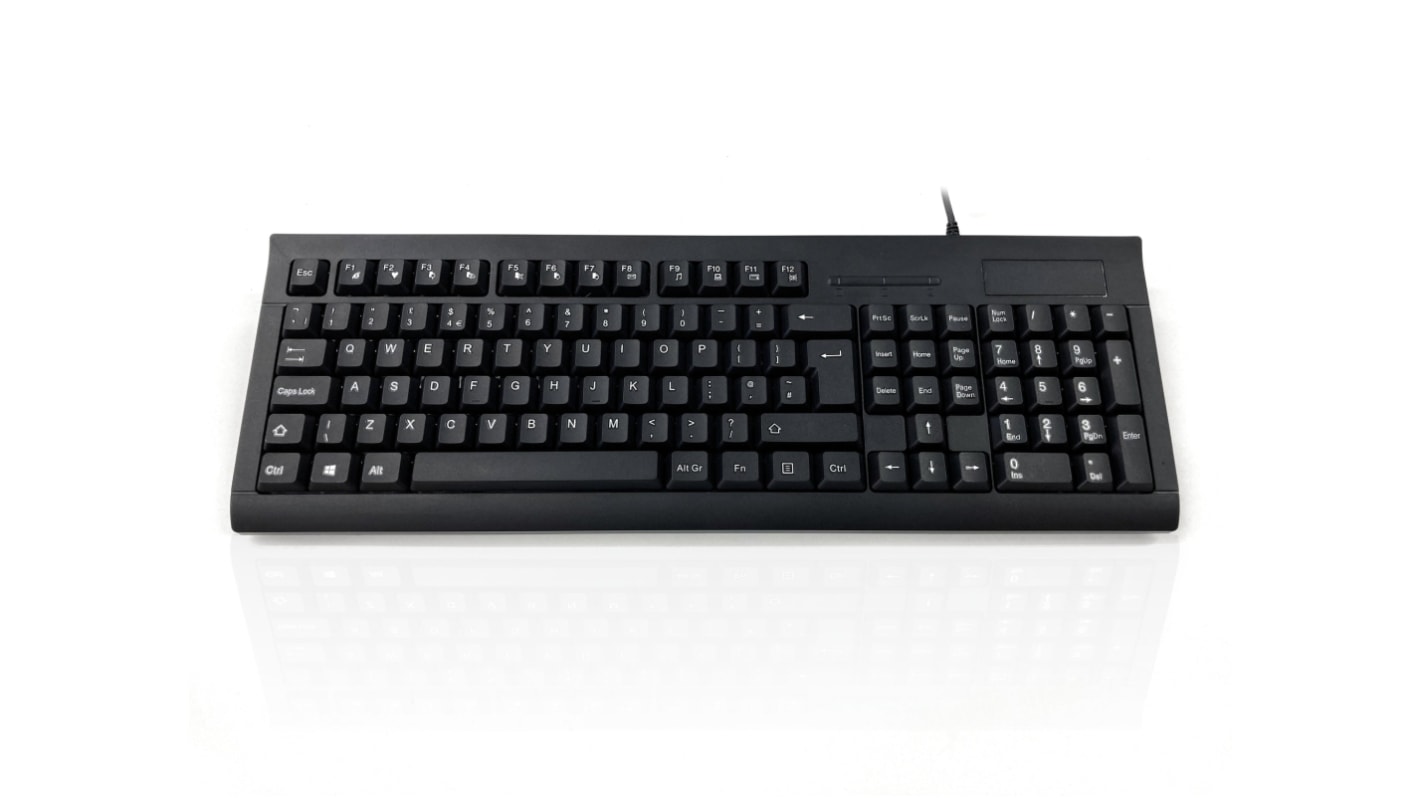 Klávesnice, Kabelová, Černá, USB QWERTY (Velká Británie) Ceratech