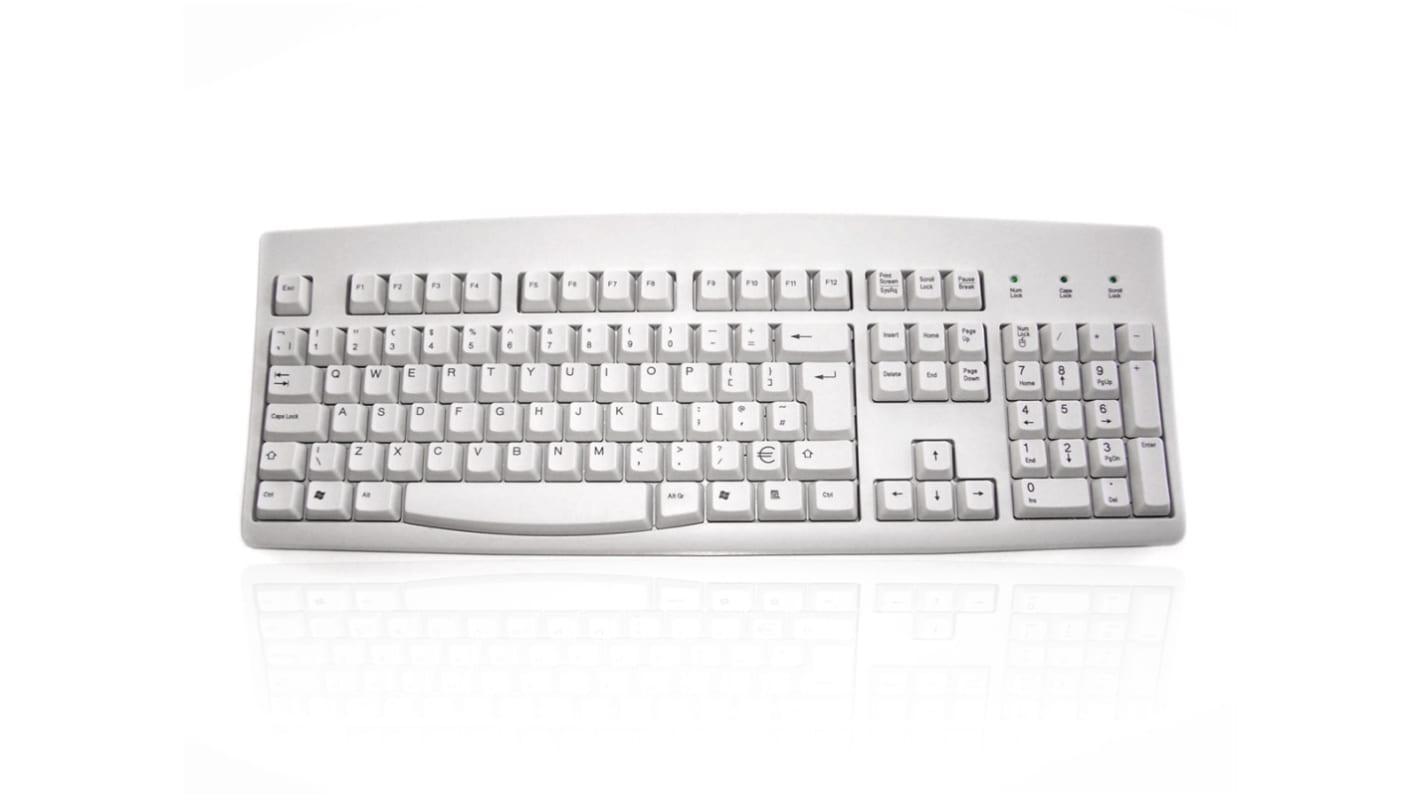 Ceratech KYBAC260U-USB Wired USB Keyboard, QWERTY (UK), Black