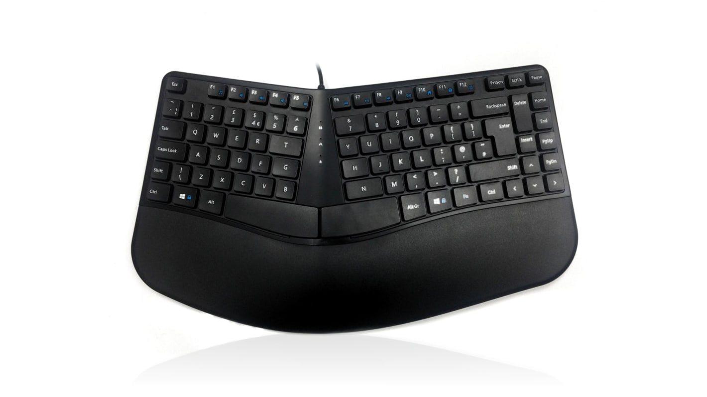 Klávesnice, Kabelová, Černá, USB Kompaktní QWERTY (Velká Británie) Ceratech