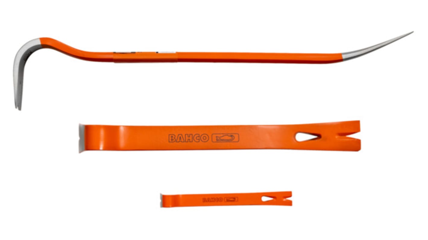 Bahco Crow Bar Set, 188 mm, 374 mm, 621 mm Length