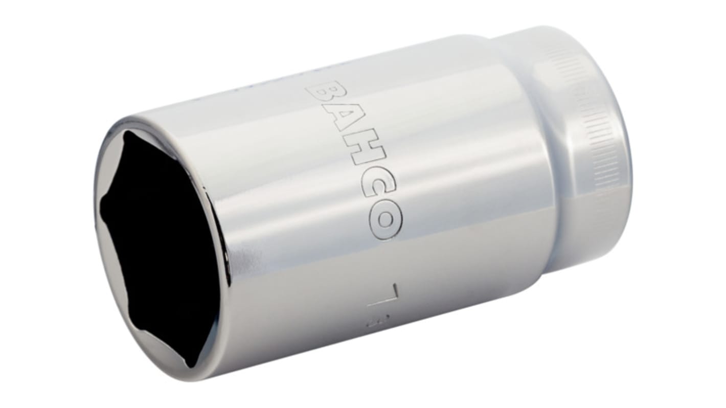 Bahco 1/2 in Drive 1-1/4in Standard Socket, 1-1/4in, 82.6 mm Overall Length