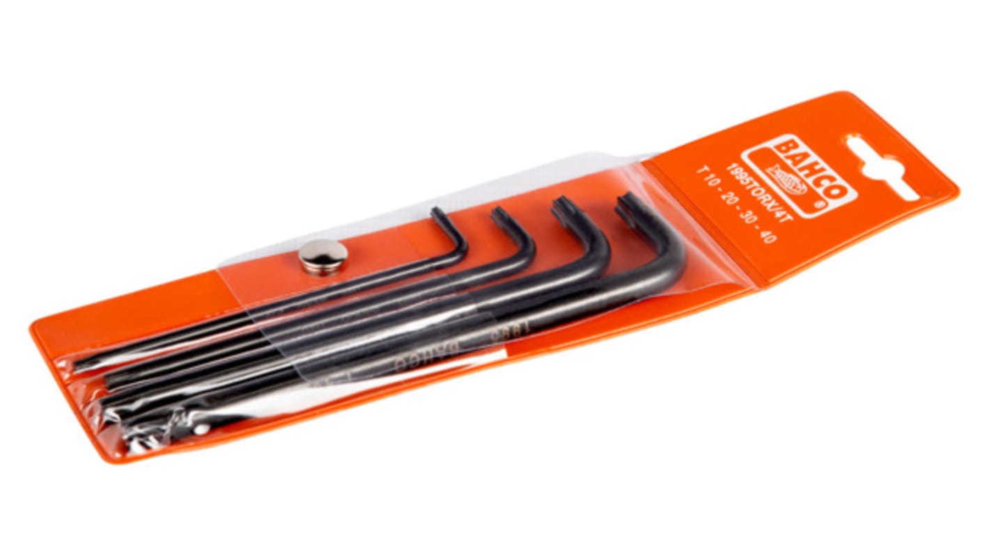 Bahco 4 piece, T10, T20, T30, T40
