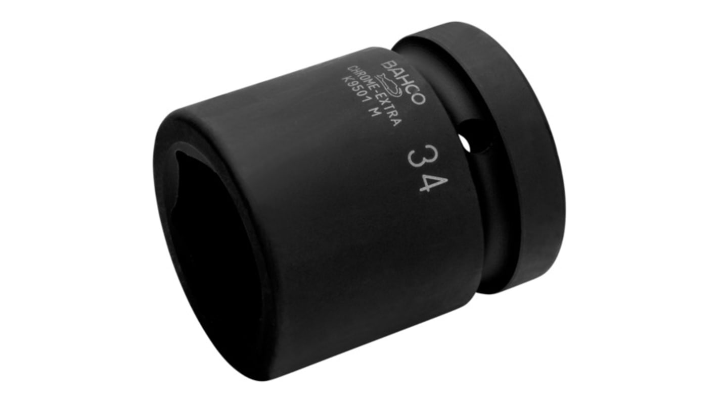 Bahco 70mm, 1 in Drive Impact Socket, 98 mm length