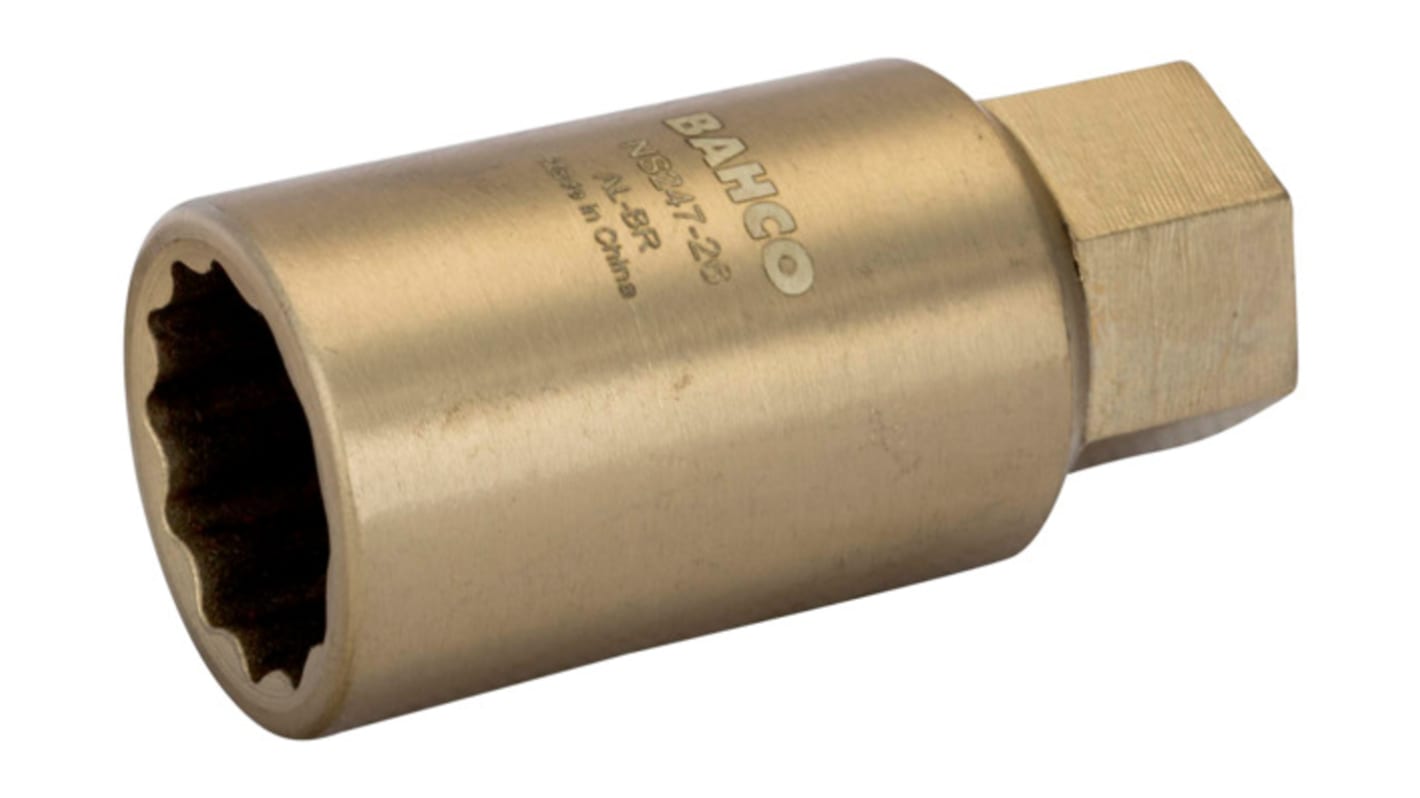 Bahco 1/2 in Drive 13/16in Standard Socket, 13/16in, 62 mm Overall Length