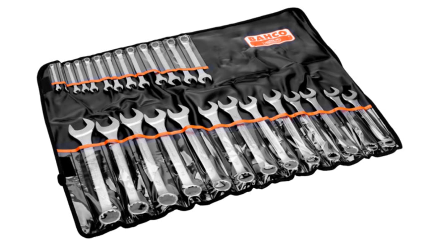 Bahco 111M Series 26-Piece Spanner Set, 6, 7, 8, 9, 10, 11, 12, 13, 14, 15, 16, 17, 18, 19, 20, 21, 22, 23, 24, 25, 26,