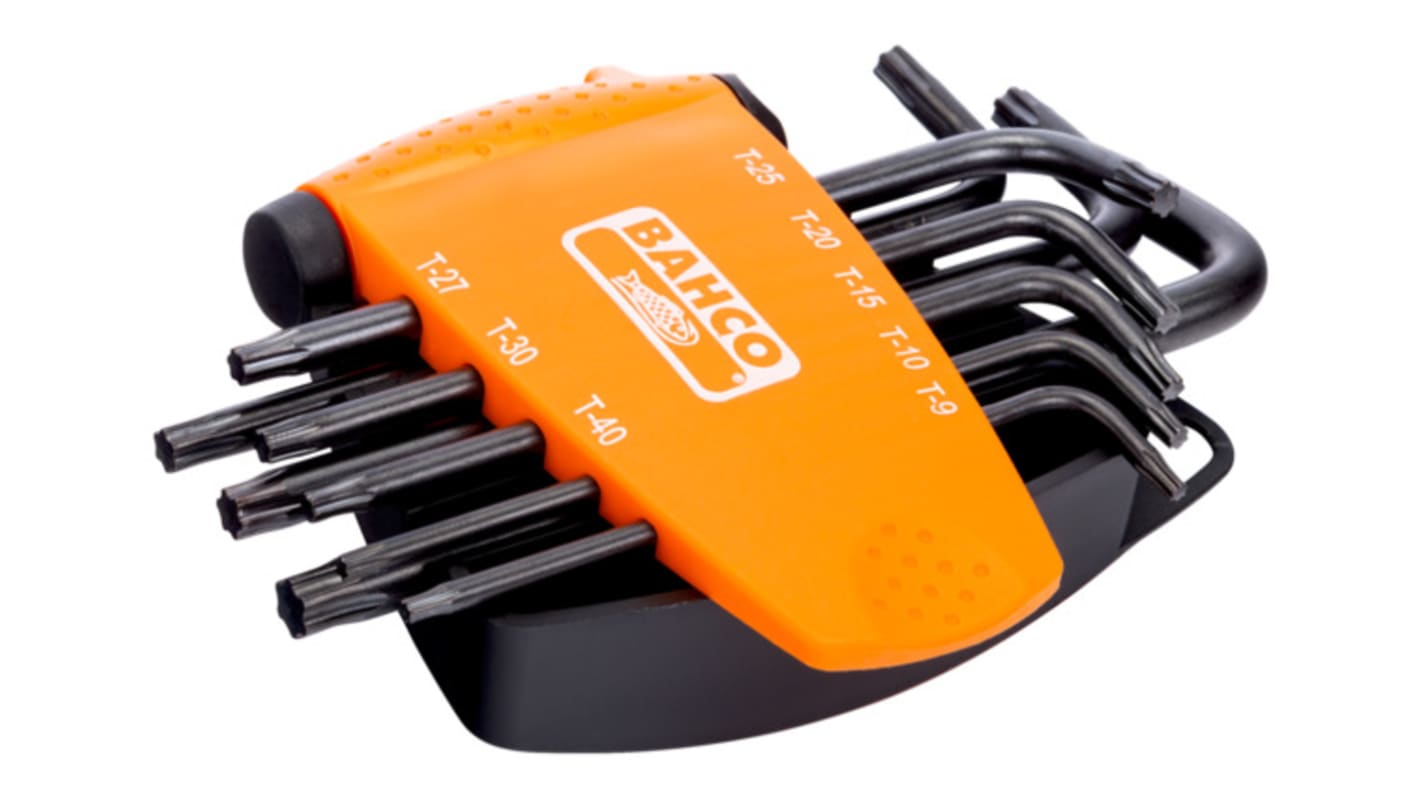 Klíč Torx, počet kusů: 8 T9, T10, T15, T20, T25, T27, T30, T40 Bahco
