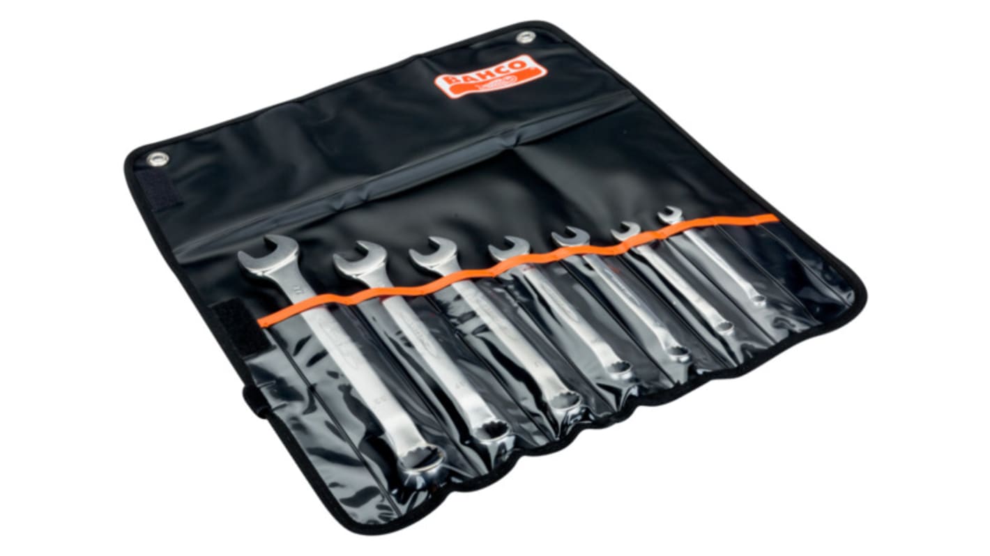 Bahco 1952M Series 7-Piece Spanner Set, 8, 10, 13, 14, 17, 19, 22 mm