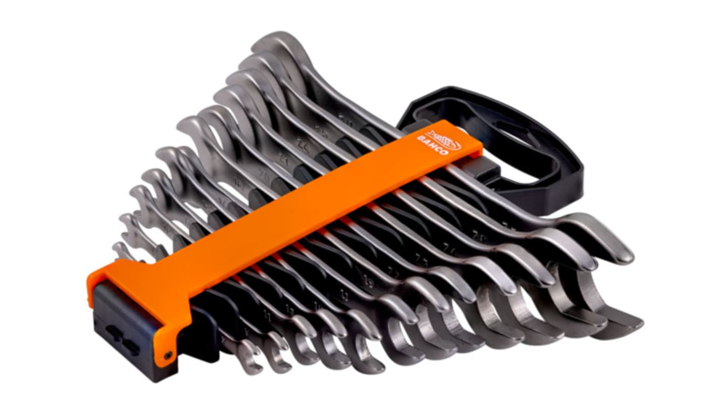 Bahco 6M Series 12-Piece Spanner Set, 6 x 7, 8 x 9, 10 x 11, 12 x 13, 14 x 15, 16 x 17, 18 x 19, 20 x 22, 21 x 23, 24 x