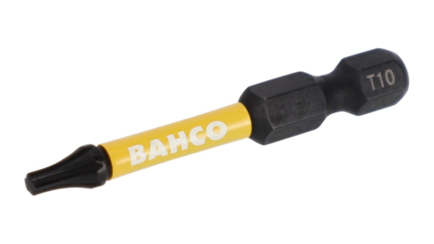 Bahco Screwdriver Bit, T25 Tip, 1/4 in Drive, 50 mm Overall