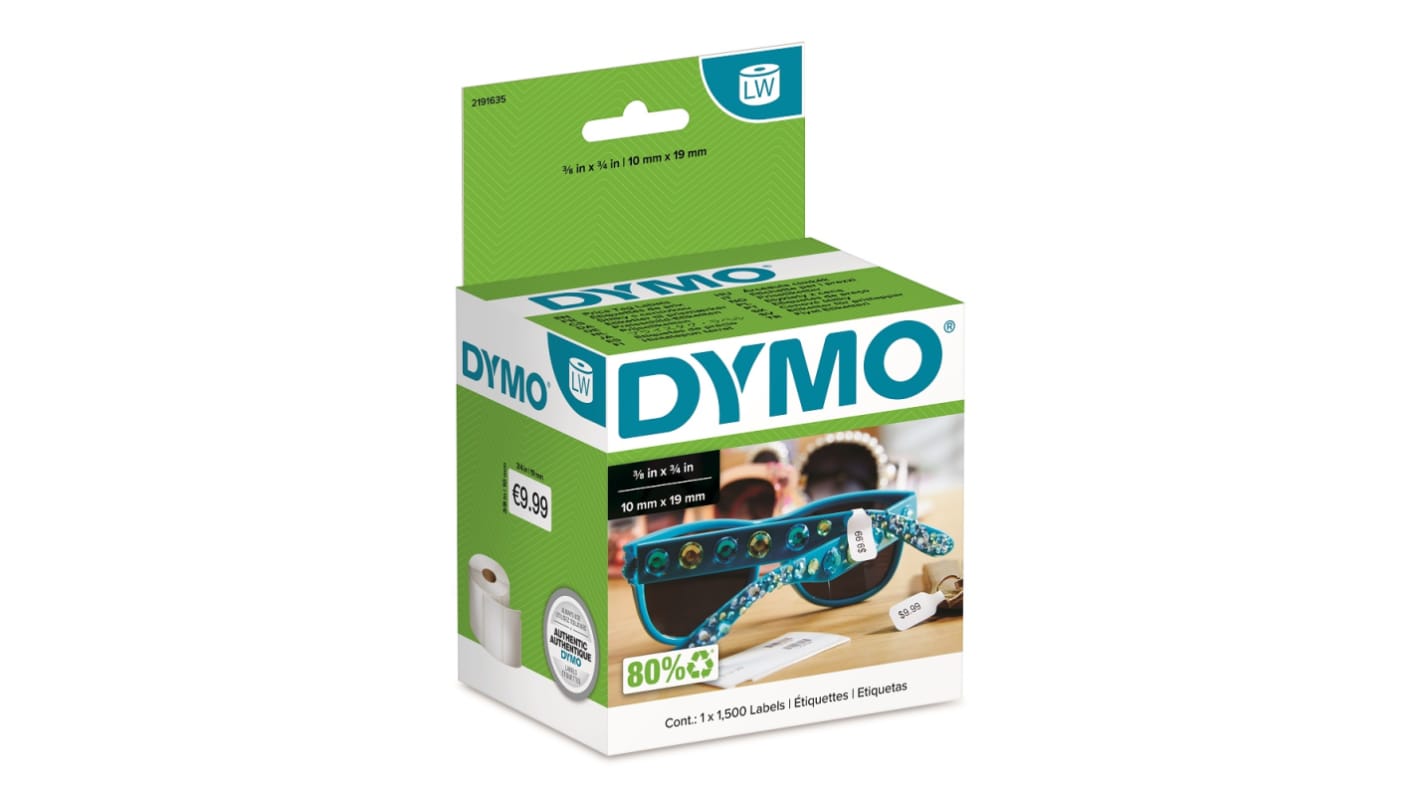 Dymo Adhesive Pre-Printed Label. Quantity: 1500EA