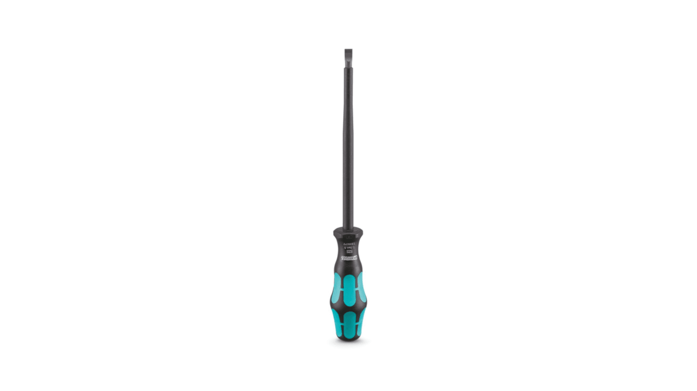 Phoenix Contact Slotted Insulated Screwdriver, 1.0 x 6.5 mm Tip, 150 mm Blade, VDE/1000V, 248 mm Overall