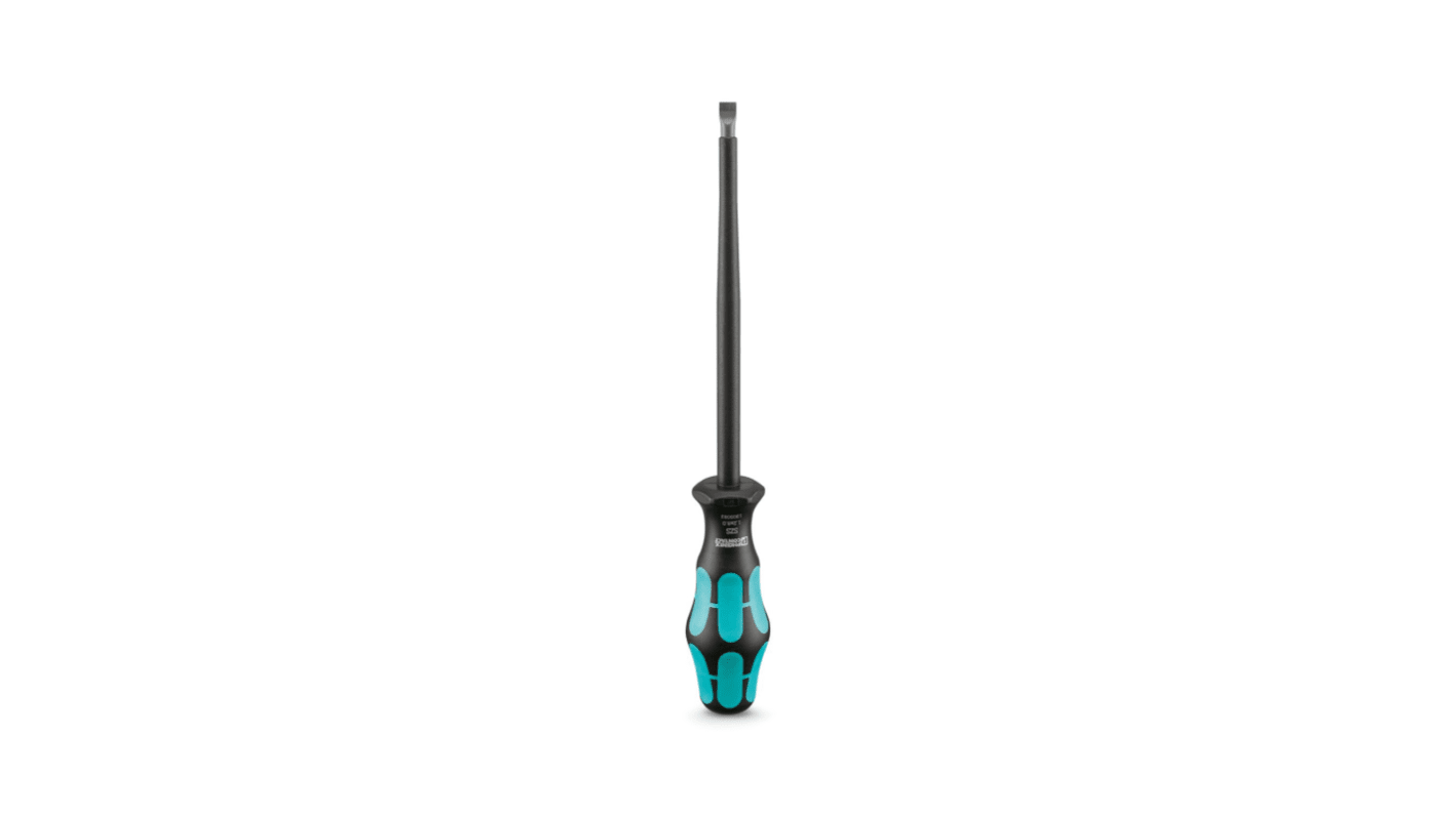 Phoenix Contact Slotted Insulated Screwdriver, 1.2 x 8.0 mm Tip, 175 mm Blade, VDE/1000V, 287 mm Overall