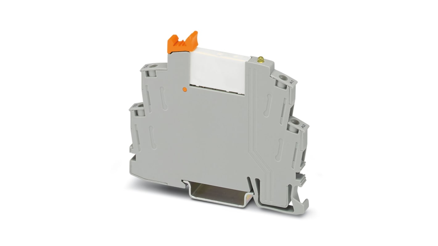 Phoenix Contact Relay Module, DIN Rail Mount, 12V Coil, SPST, 50mA Load