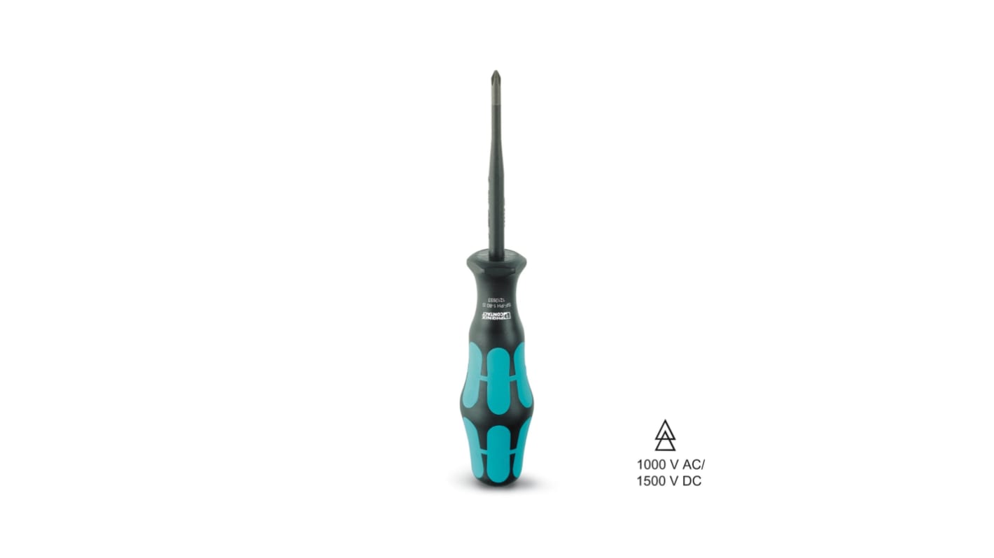 Phoenix Contact Phillips, PH1 Tip, 80 mm Blade, VDE/1000V, 178 mm Overall