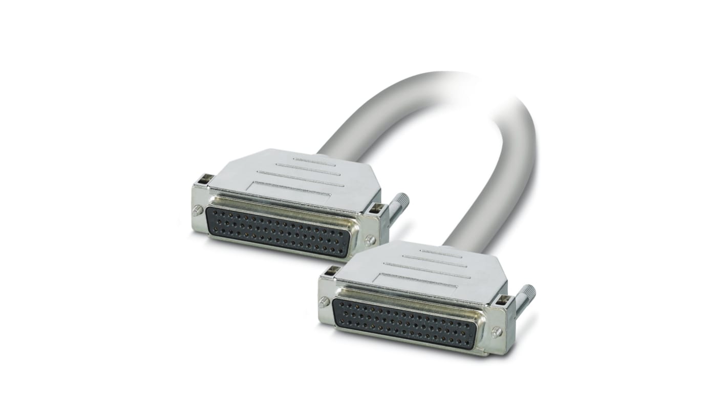 Phoenix Contact D-Sub D-Sub Cable, 1m PVC