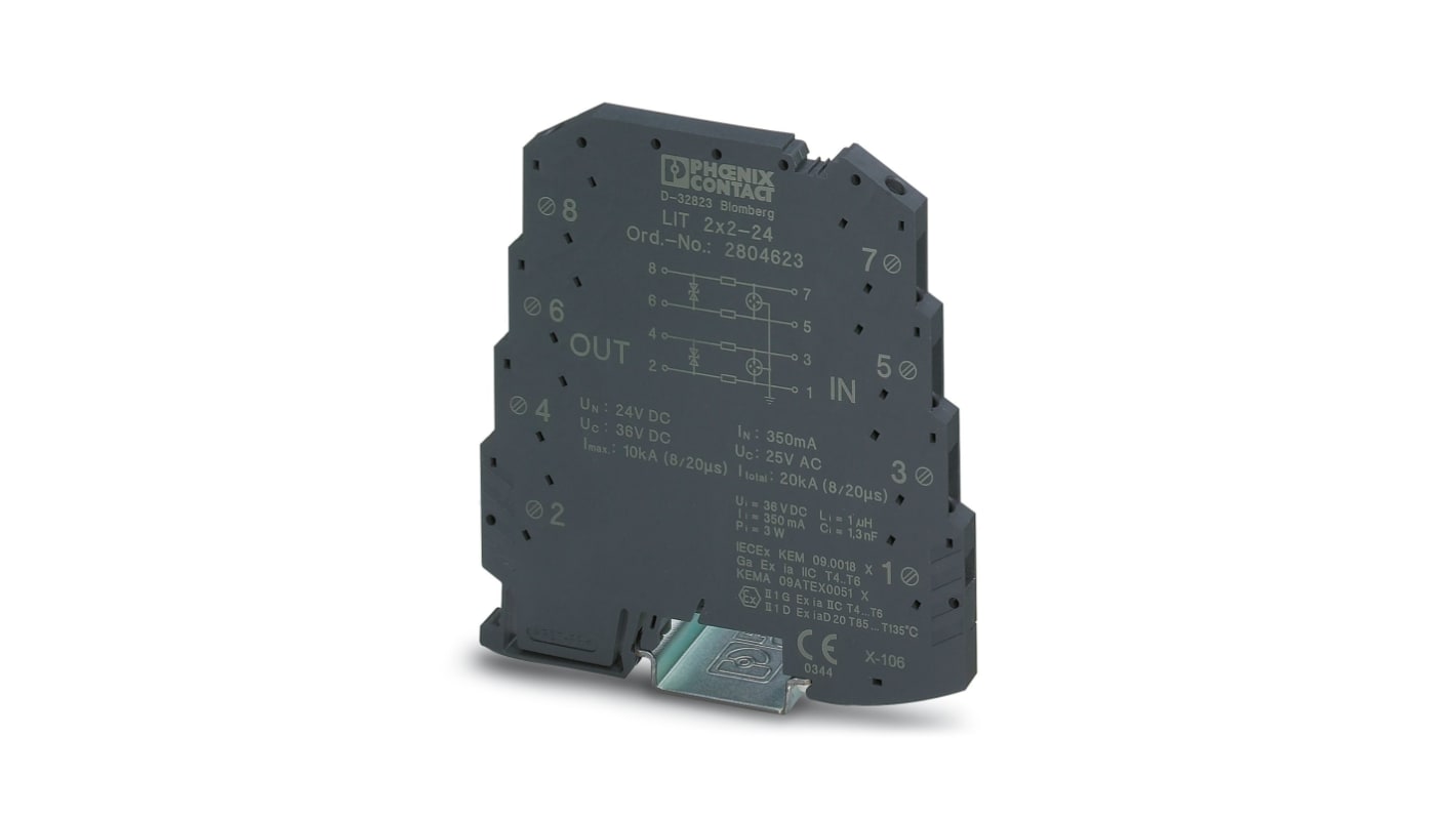 Phoenix Contact Surge Protector, DIN Rail Mount
