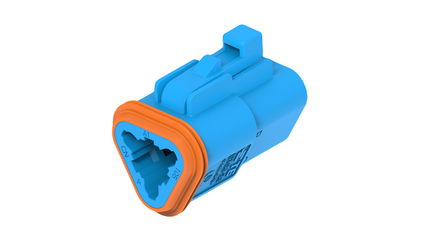 Connettore automotive TE Connectivity, Femmina, 13A, 3 vie, 2 file, Cavo