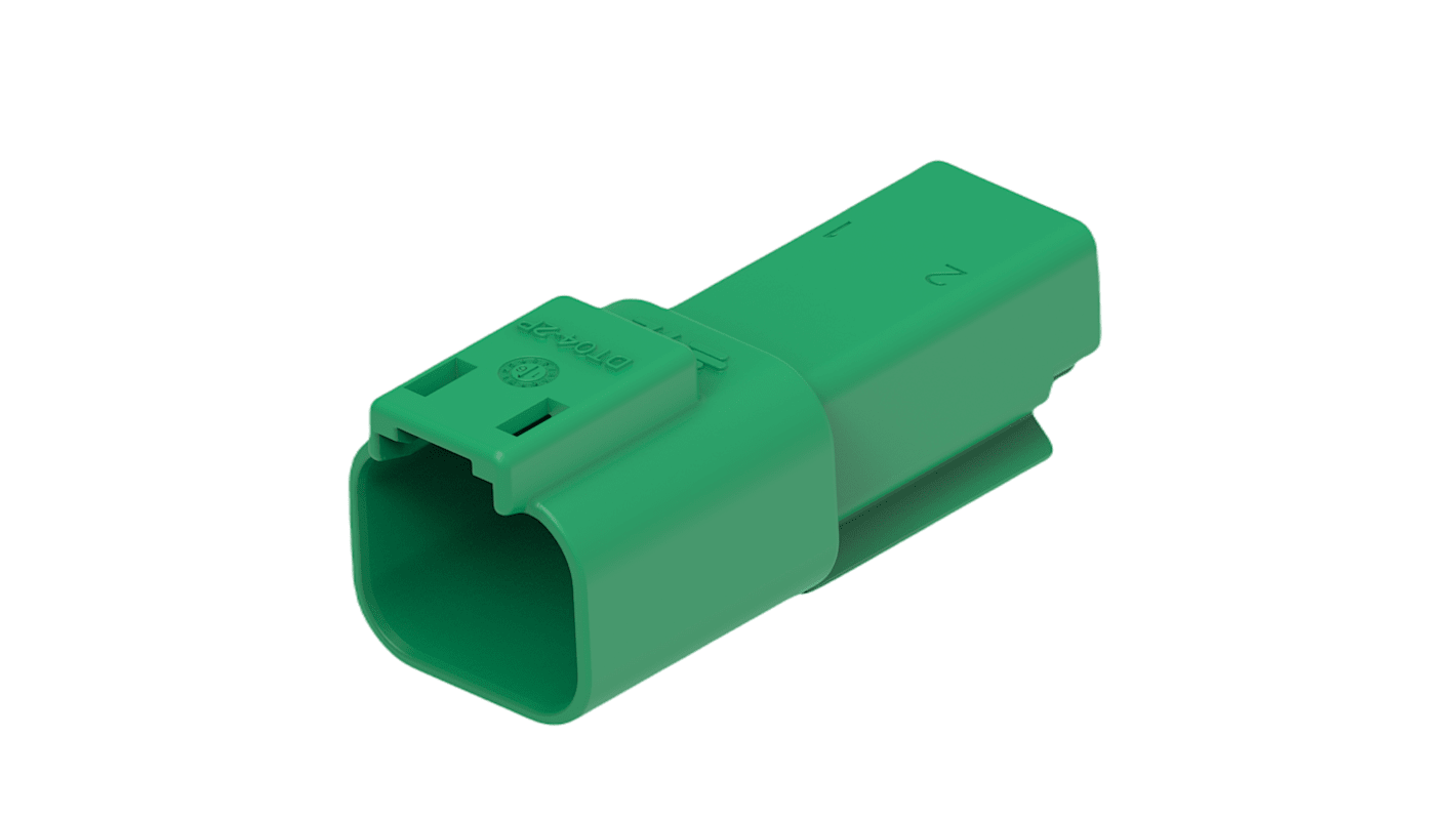 Connettore automotive TE Connectivity, Maschio, 13A, 2 vie, file, Cavo