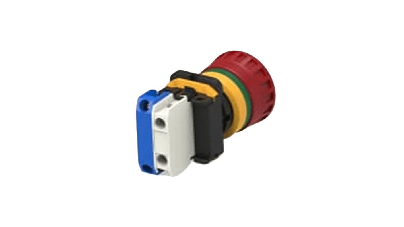 TE Connectivity 非常停止用押釦スイッチ, SPDT, IP20, IP65等級, パネルマウント