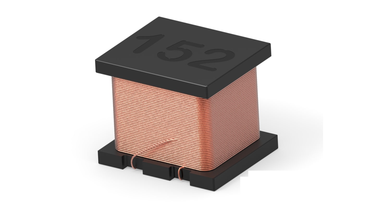 TE Connectivity, 3627, 3627 Unshielded Wire-wound SMD Inductor with a Ferrite Core, 10 mH 10% 50mA Idc
