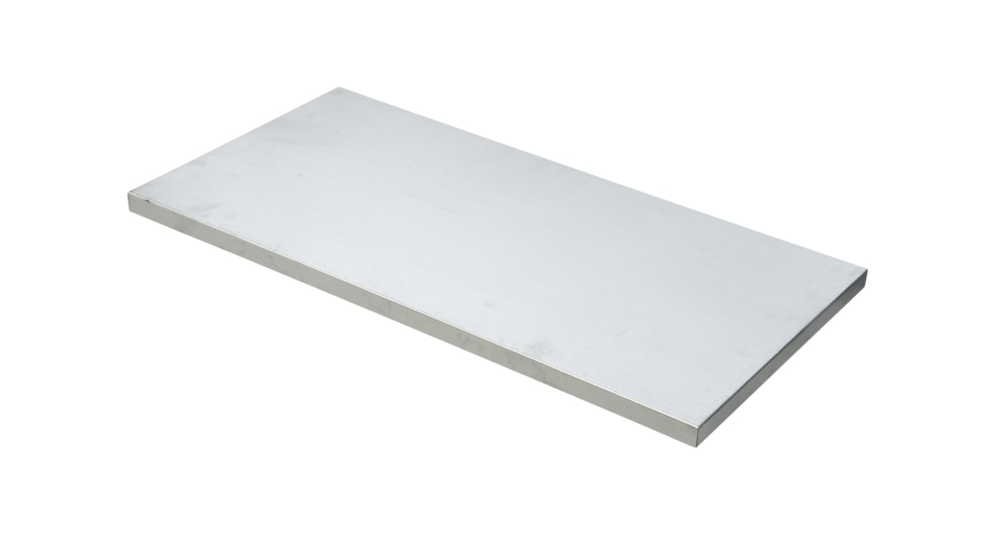 Balda Toprax Plateado de Metal Galvanizado, con 4 baldas x 870mm x 440mm, 200kg de carga