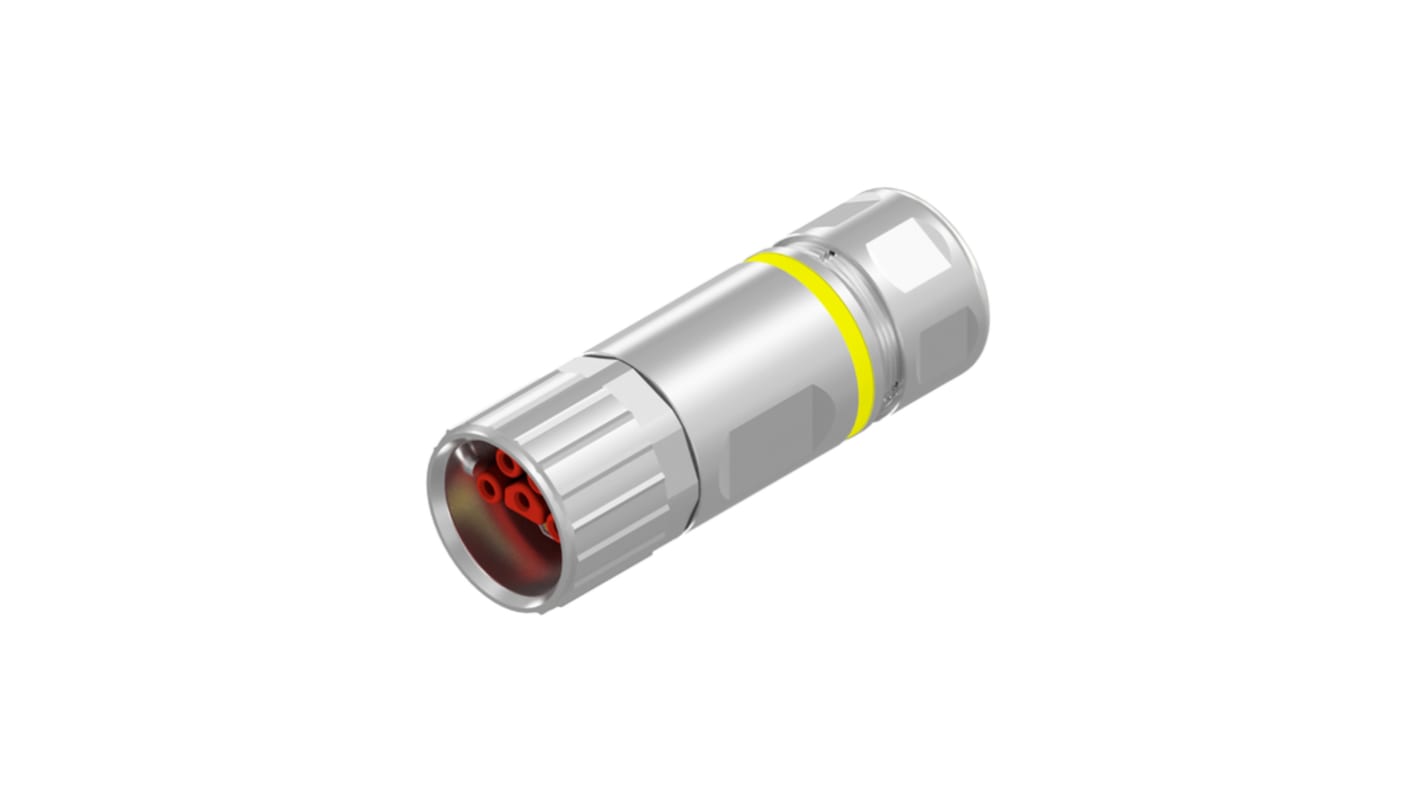 Amphenol CONEC Connector, 9 Contacts, Cable, B23 Connector, Socket, Female, IP65, IP67, 58-20 Series