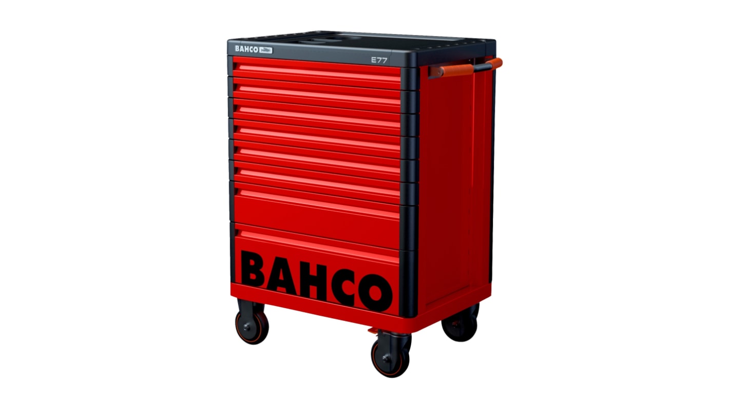 Carro de servicio Bahco con 8 niveles, dim. de plataforma 976 x 510 x 820mm, carga 45kg