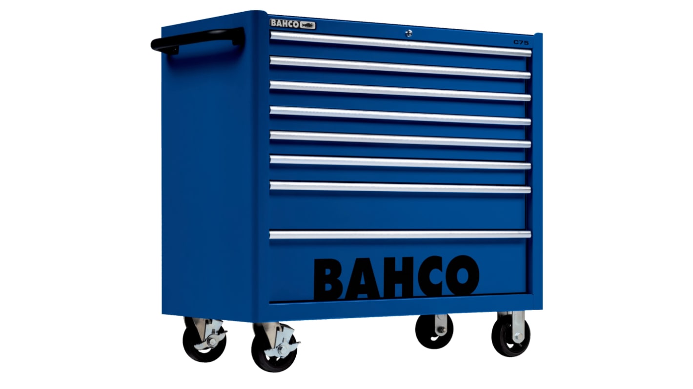 Bahco 8 Shelf Trolley, 986 x 501 x 1100mm, 30kg Load