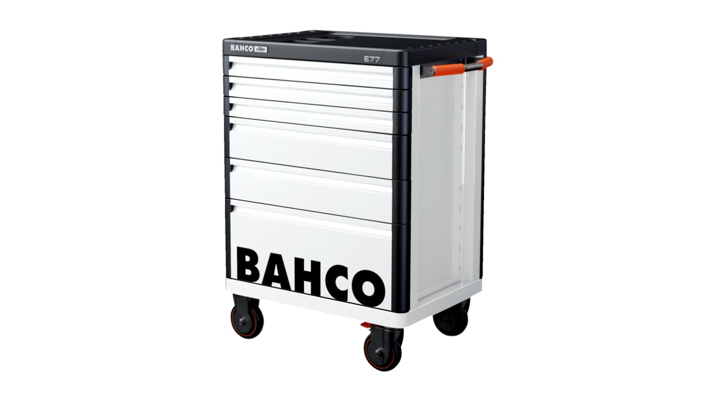 Carro de servicio Bahco con 6 niveles, dim. de plataforma 976 x 510 x 820mm, carga 45kg