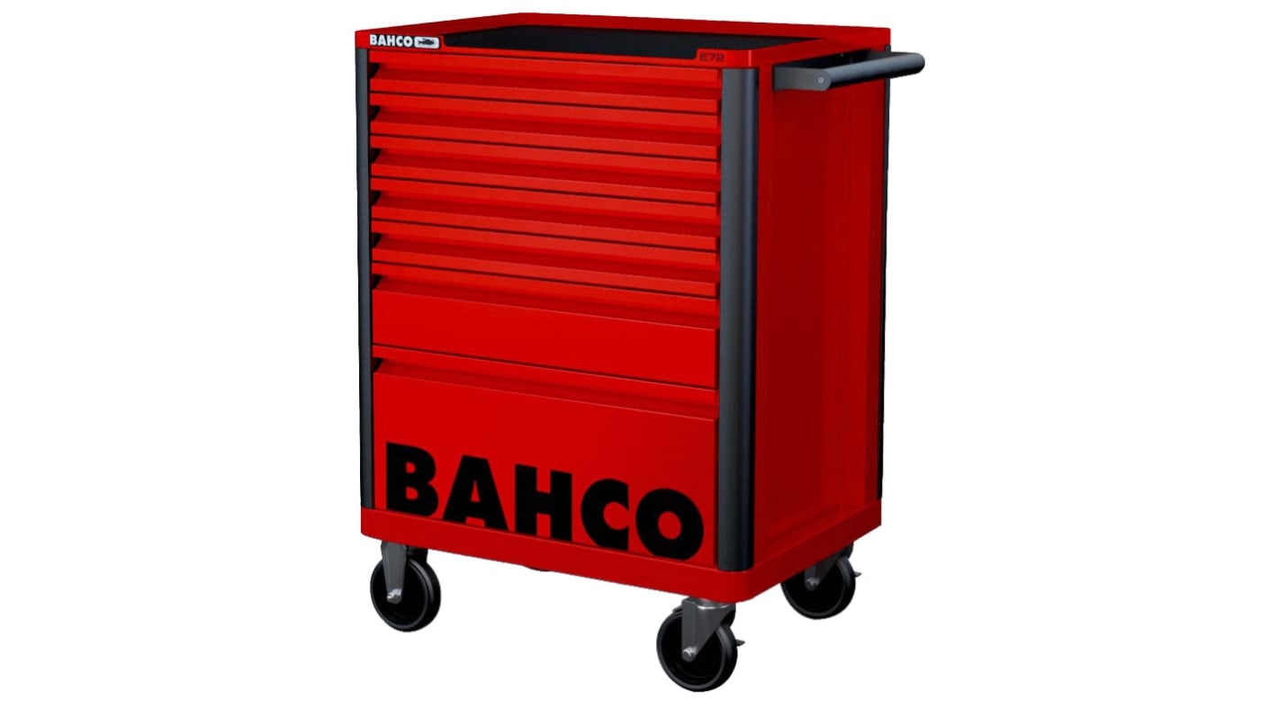 Bahco 7 Shelf Trolley, 952 x 510 x 782mm, 30kg Load