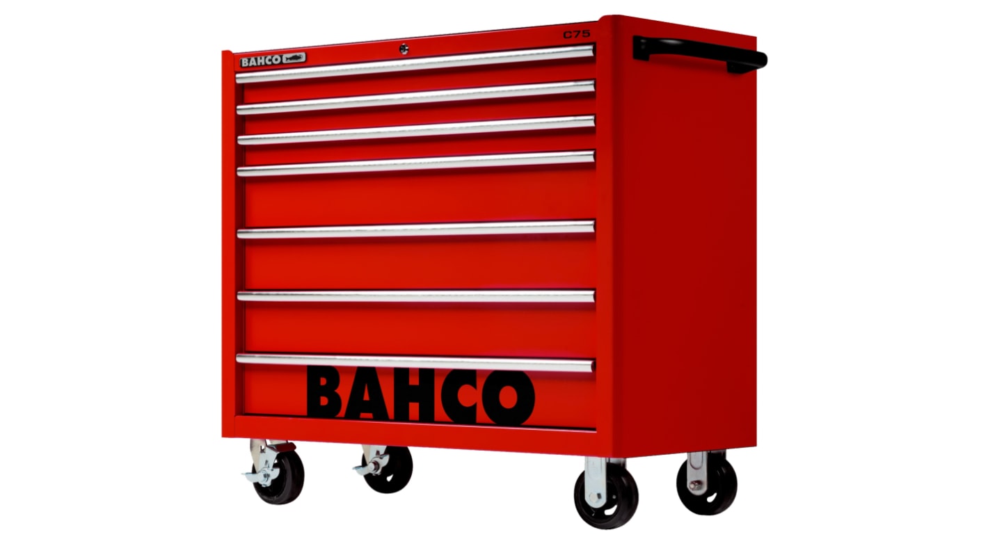 Bahco 7 Shelf Trolley, 986 x 501 x 1100mm, 30kg Load