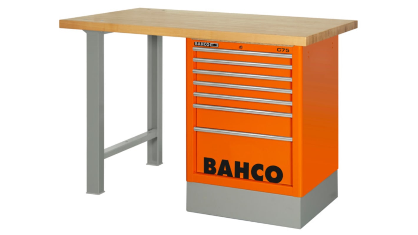 Bahco 1495K8CWB18TW Workbench, 30kg Max Load, 1030mm x 750mm x 1800mm