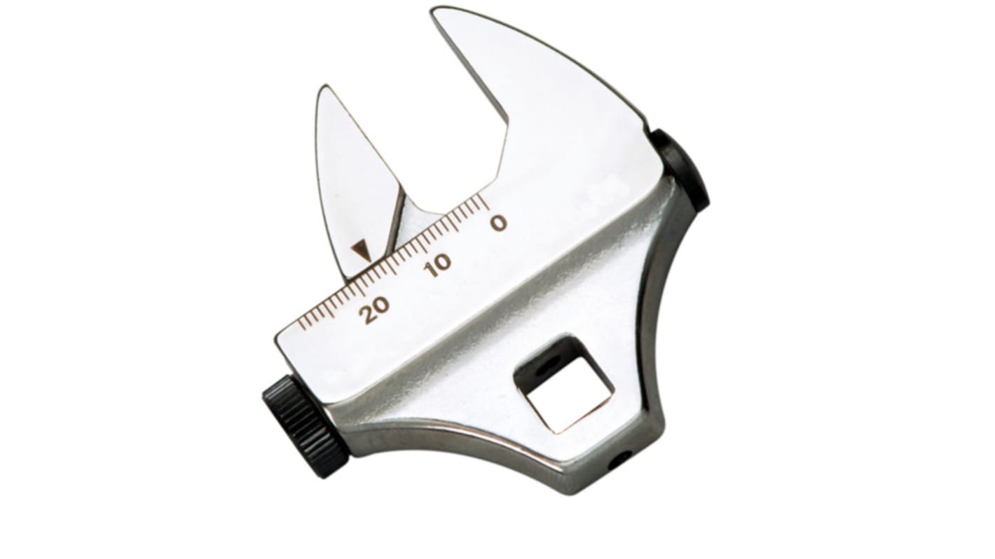 Bahco 1950MZ Series Crowfoot Adjustable Wrench, 3/8 in, 65mm Insert