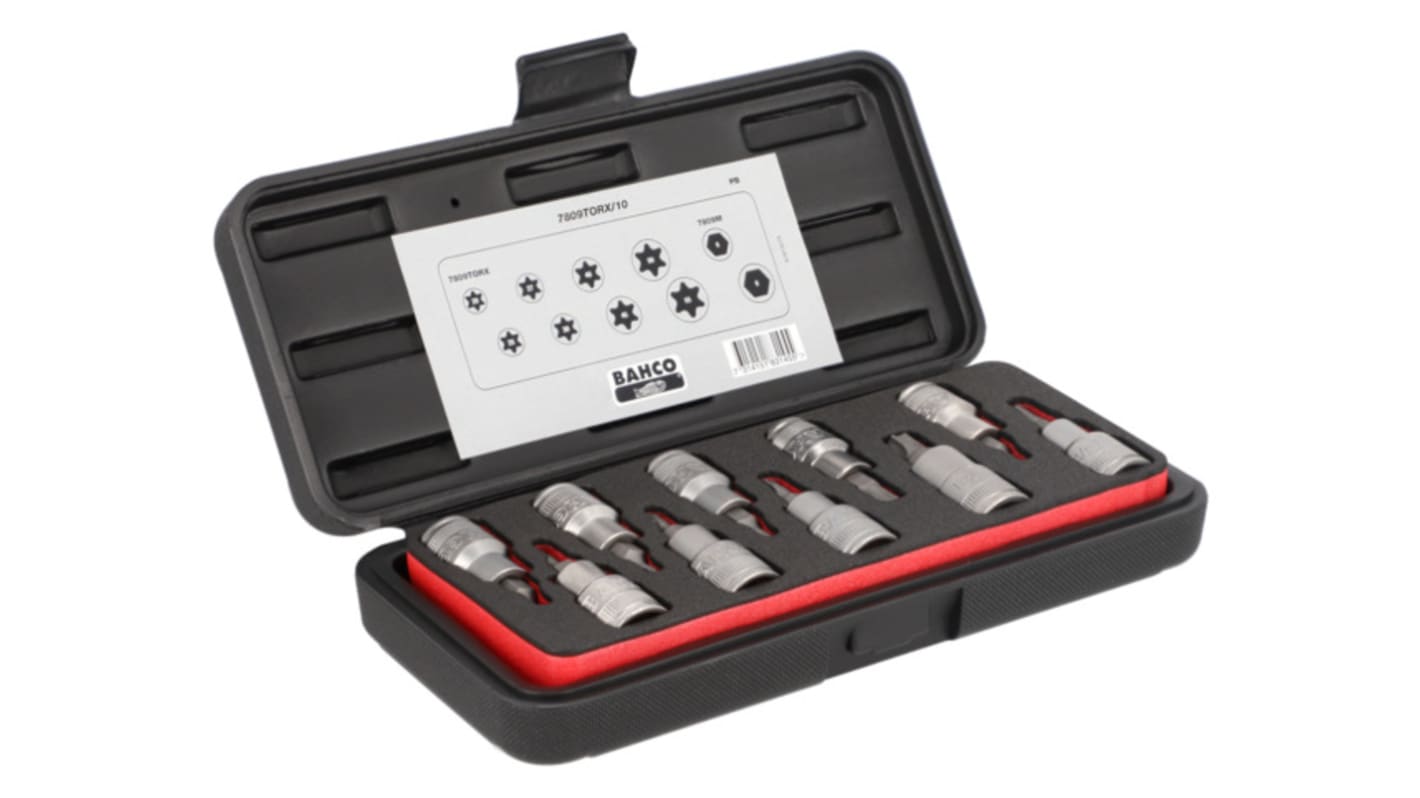 Bahco Socket Driver Set 10 Pieces