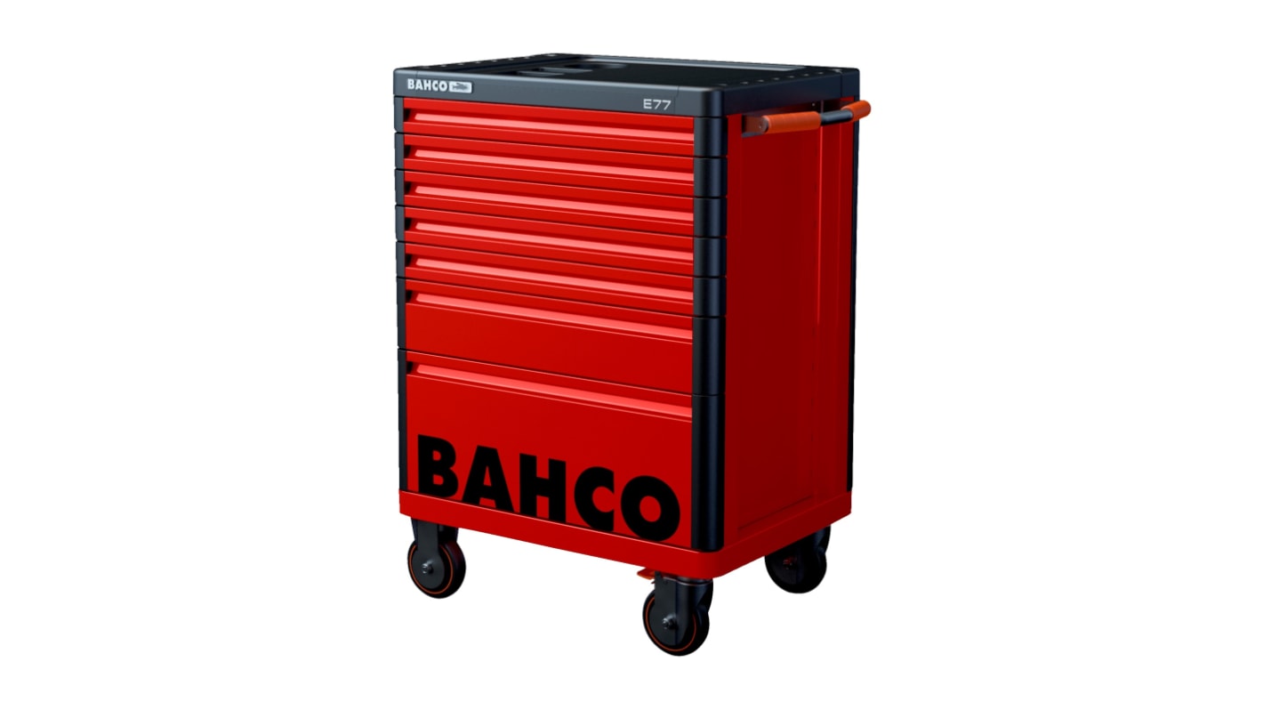Bahco 7 Shelf Trolley, 976 x 510 x 820mm, 45kg Load
