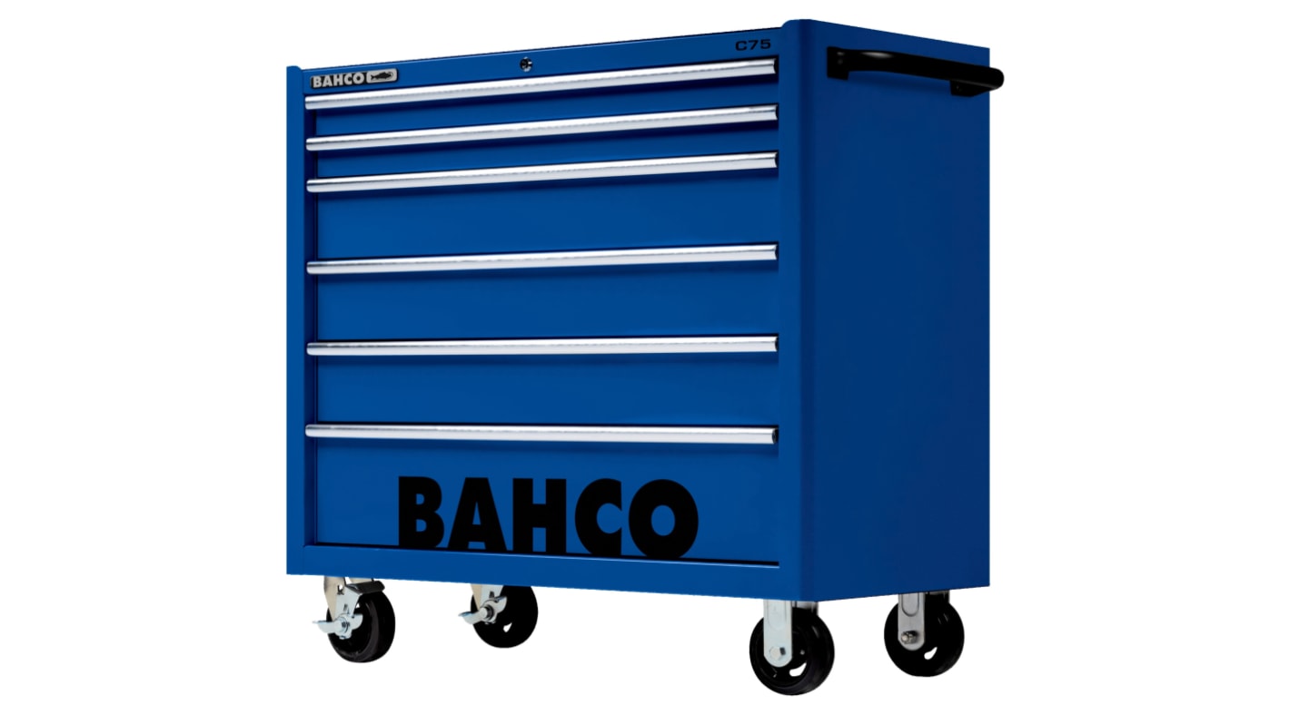 Bahco 6 Shelf Trolley, 986 x 501 x 1100mm, 30kg Load
