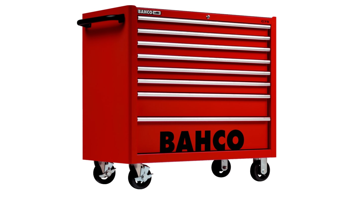 Bahco 8 Shelf Trolley, 986 x 501 x 1100mm, 30kg Load
