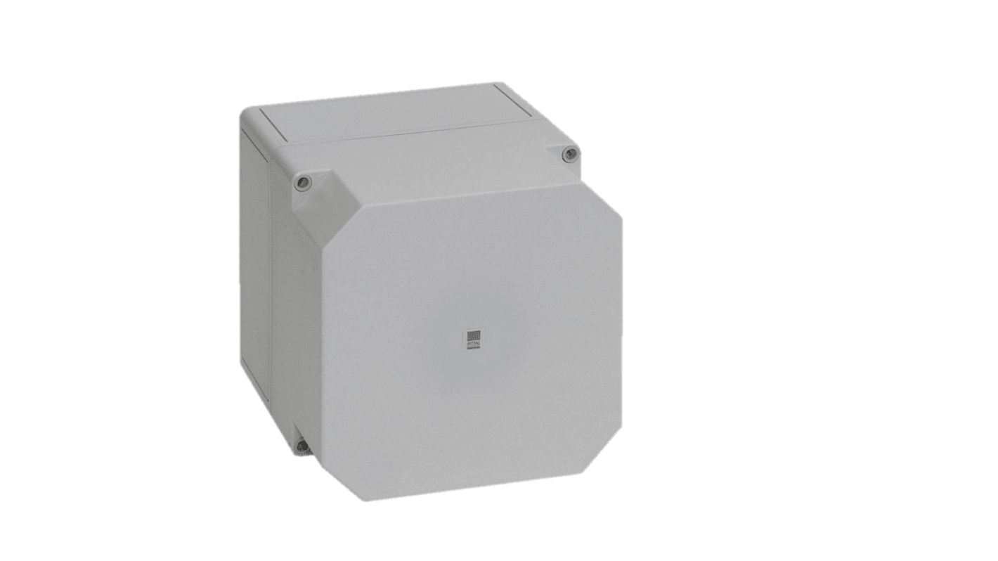 Caja de pared Rittal PK de Policarbonato RAL 7.035, 182 x 180 x 165mm, IP66
