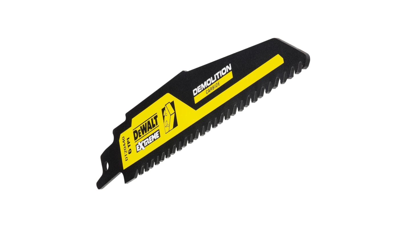 DeWALT Wood 152mm Cutting Length Reciprocating Saw Blade, Pack of 1