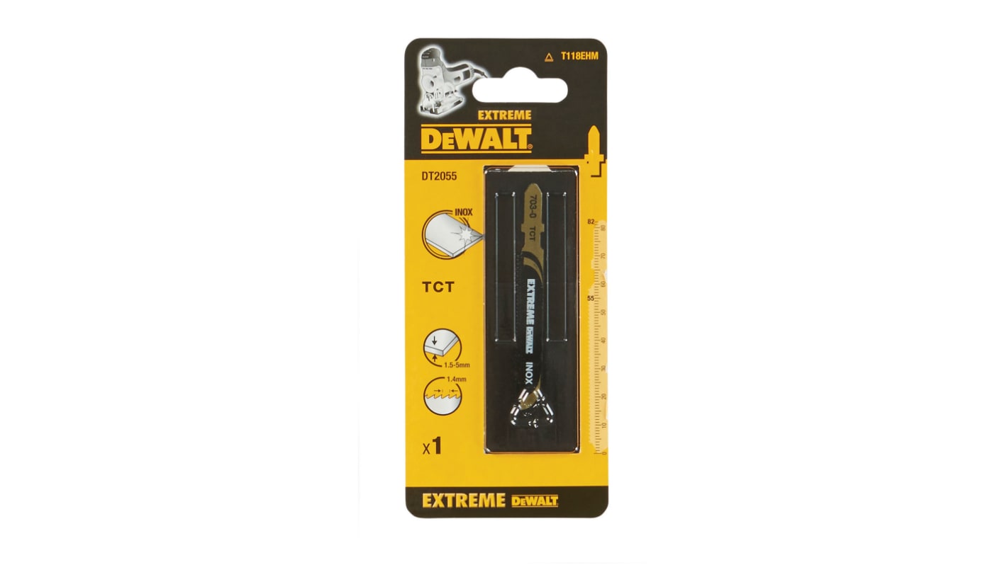 DeWALT Metal 55mm Cutting Length Jigsaw Blade, Pack of 1