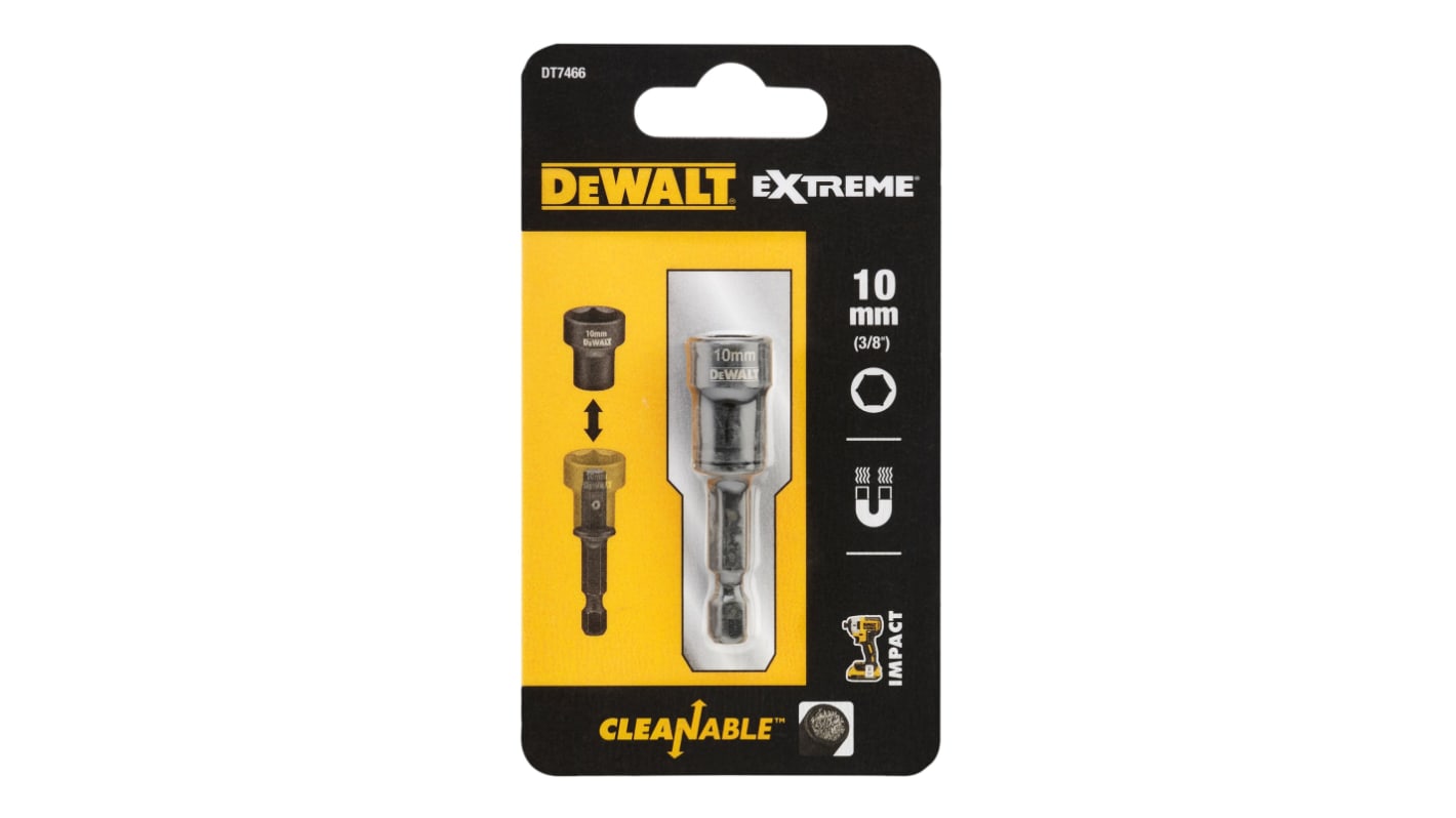 DeWALT Hexagon Nut Driver, 10 mm Tip, 75 mm Overall