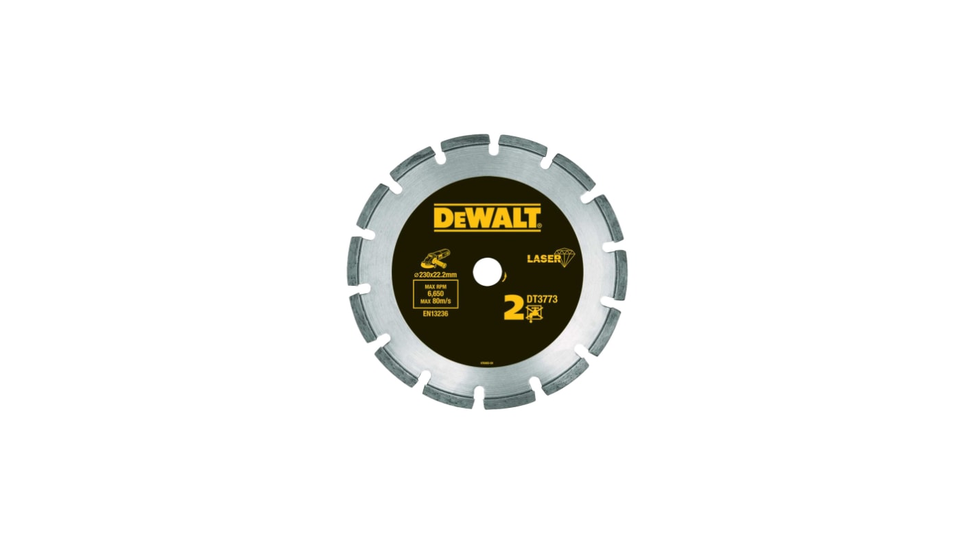 DeWALT DT37 Diamond Cutting Disc, 230mm, 1 in pack