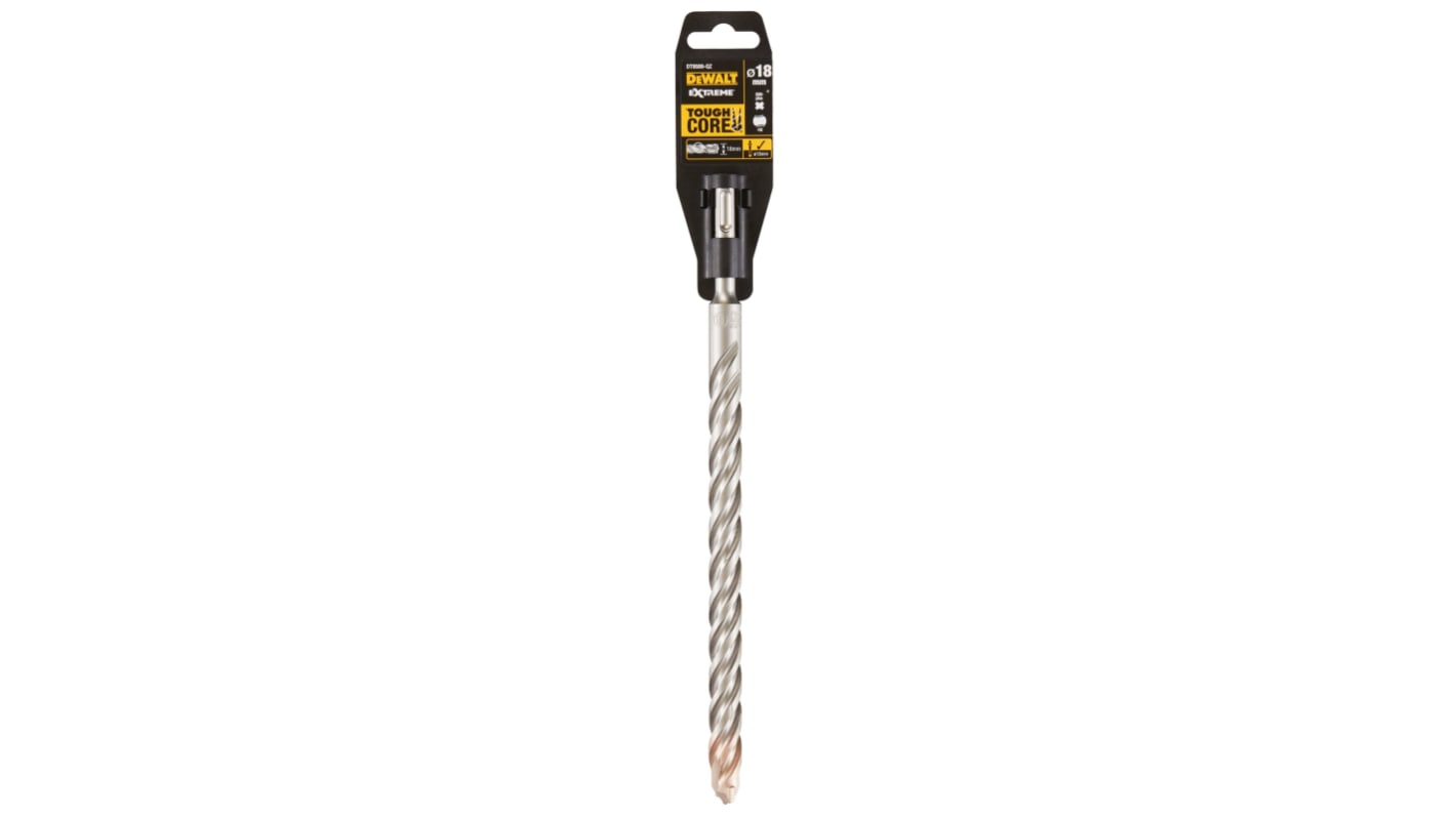 DeWALT DT958 Series SDS Drill Bit for Concrete, 18mm Diameter, 300 mm Overall