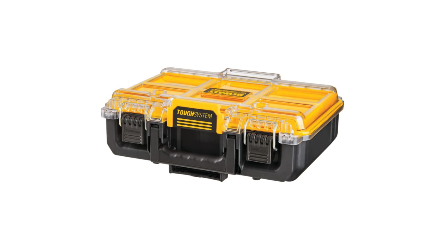 DeWALT TOUGHSYSTEM 2.0 2 drawers  Polypropylene Tool Organiser, 26 x 26.2 x 12.7cm