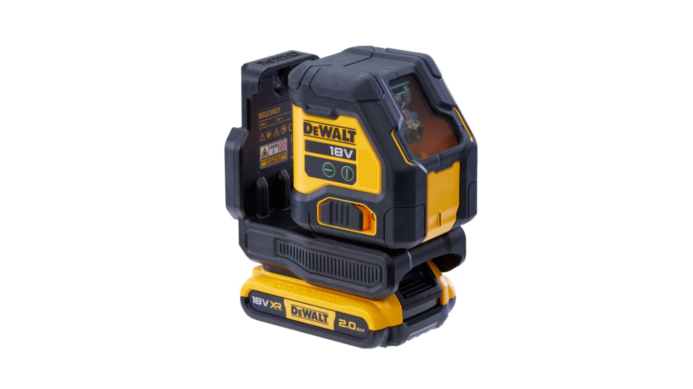 DeWALT DCLE34021N-XJ Lasernivelliergerät ±3mm Drinnen, draußen Grün