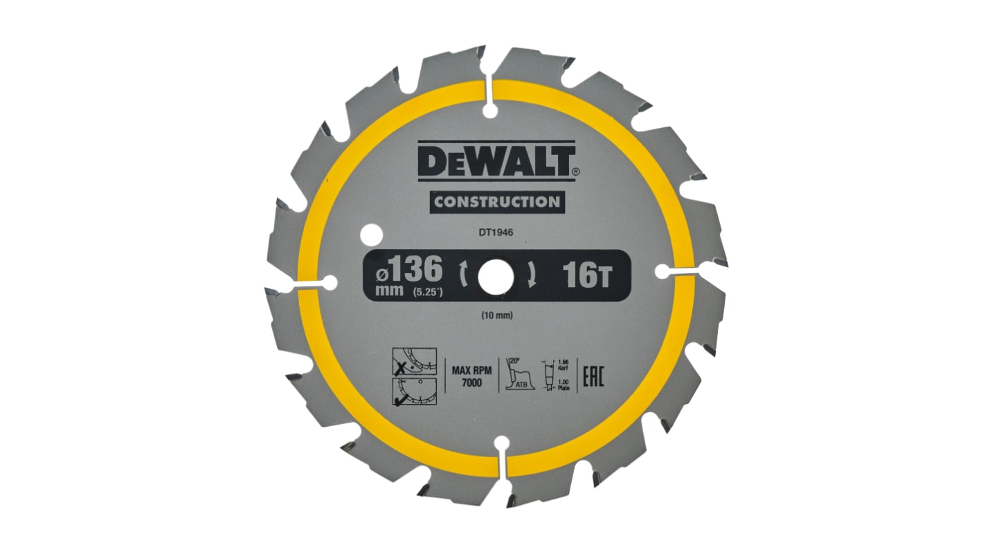 DeWALT Multiple Materials Circular Saw Blade, Pack of 1
