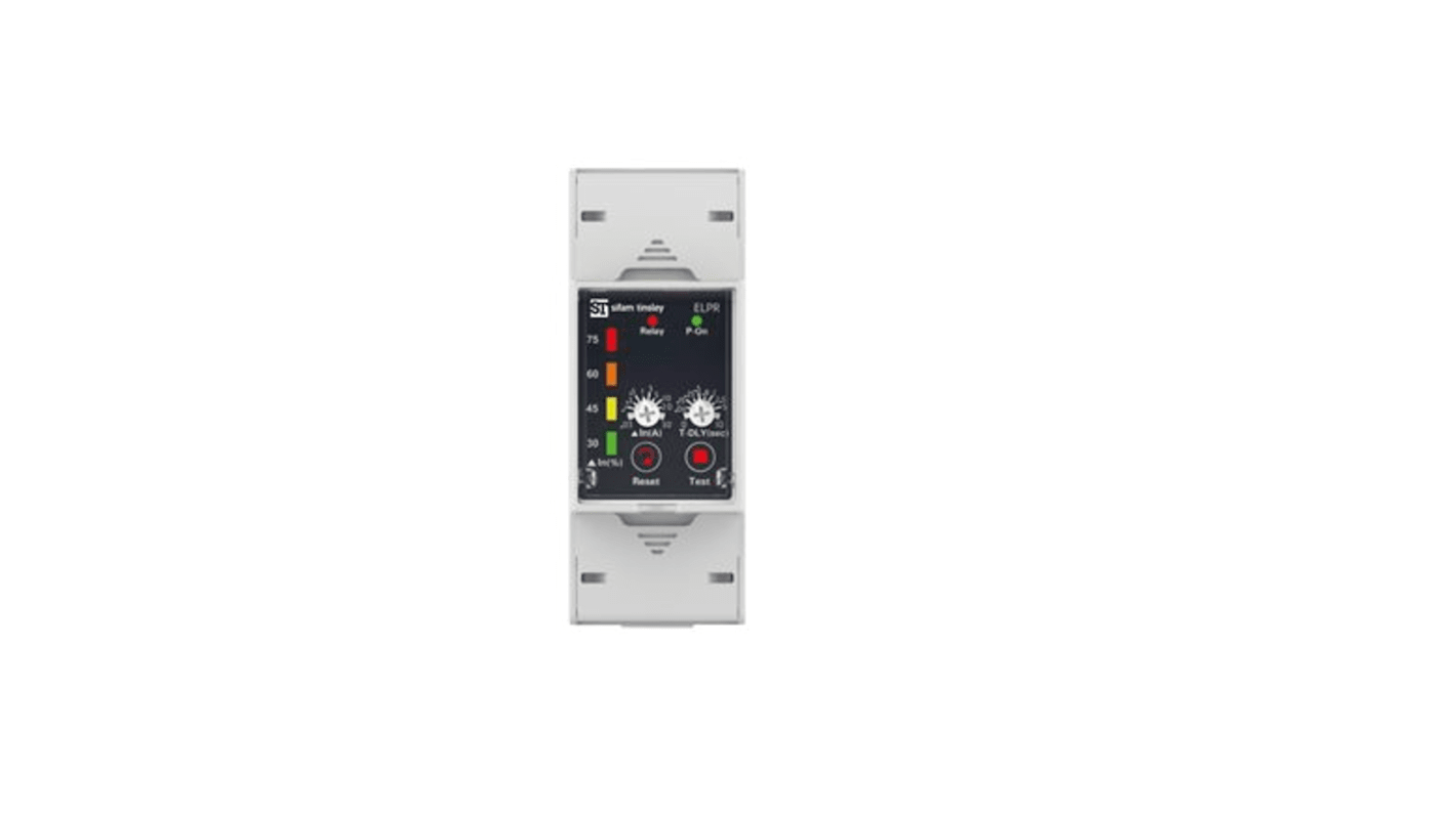 Sifam Tinsley Earth Leakage Relay, 45 → 66Hz Frequency, 30 → 30000mA Leakage, 1NO + 1NC Output