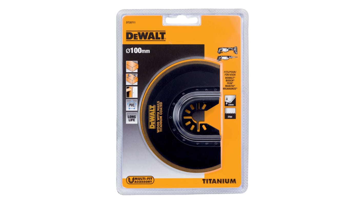 DeWALT 1-Piece Oscillating Saw Blade, for use with Oscillating Multi-Tool